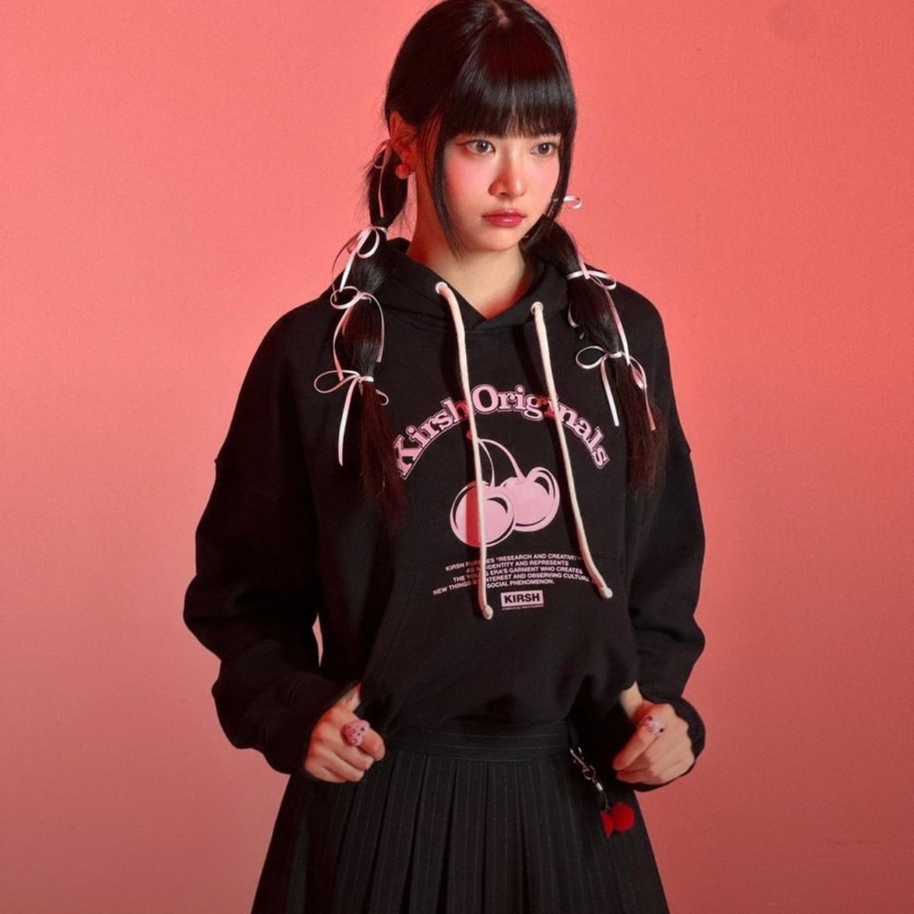 KIRSH | Cherry arch graphic hoodie
